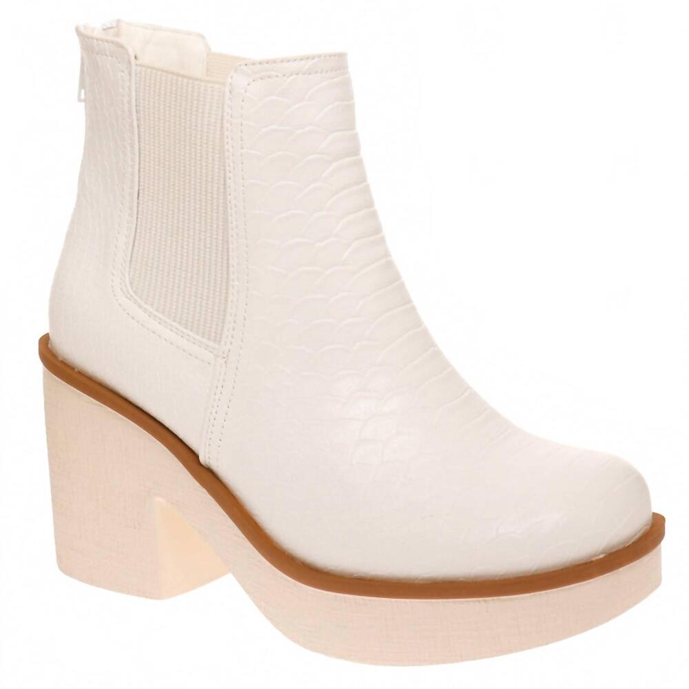 NEW OLEM women's make it right boots in white
